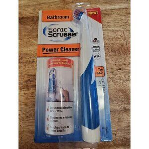 Sonic Scrubber Bathroom Tool Power Cleaner Tool for Tubs Showers Sinks Tiles New